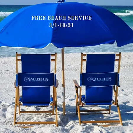 Nautilus 2411 Gulf View 2 Bedroom 4Th Floor Free Beach Service